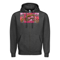 Charcoal Heather Howdy Valentine Zipper Hoodie - CowhideDigitalArt