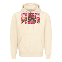 Sandshell Howdy Valentine Zipper Hoodie - CowhideDigitalArt