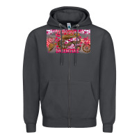 Smoke Howdy Valentine Zipper Hoodie - CowhideDigitalArt