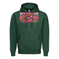 Sports Green Howdy Valentine Zipper Hoodie - CowhideDigitalArt