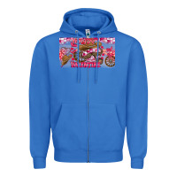 True Royal Howdy Valentine Zipper Hoodie - CowhideDigitalArt