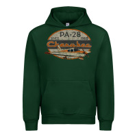 Forest Green piper cherokee pa 28 retro vintage design Urban Hoodie - lanVoArt