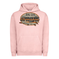 Pigment Salmon piper cherokee pa 28 retro vintage design Urban Hoodie - lanVoArt