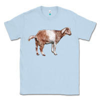Dusty Blue Nubian Goat Classic Tee - LillyAllenDesigns