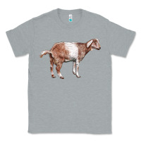 Heather Grey Nubian Goat Classic Tee - LillyAllenDesigns