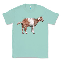Seafoam Nubian Goat Classic Tee - LillyAllenDesigns