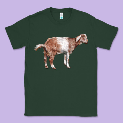 Nubian Goat Classic Tee Designed By Lillyallendesigns
