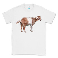 White Nubian Goat Classic Tee - LillyAllenDesigns