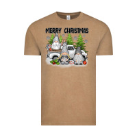 Vintage Coffee merry christmas gnomes Vintage Tee - texasbilliewilder