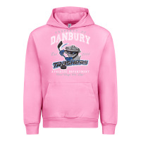 Fuchsia Pink property of danbury trashers Urban Hoodie - lanVoArt
