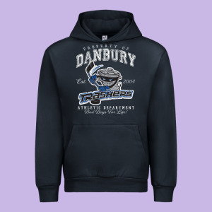 Property Of Danbury Trashers Urban Hoodie Designed By Lanvoart