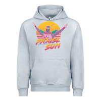 Heather Grey praise the sun Urban Hoodie - lanVoArt