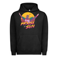 Pigment Black praise the sun Urban Hoodie - lanVoArt