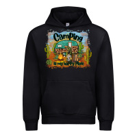 Black camping is my happy place Urban Hoodie - BarkalooDesign