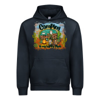 Navy camping is my happy place Urban Hoodie - BarkalooDesign