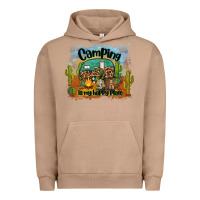 Pigment Burro camping is my happy place Urban Hoodie - BarkalooDesign