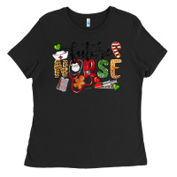 Black Chrismas future nurse Ladies Tee - LillyAllenDesigns