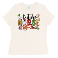 Bone Chrismas future nurse Ladies Tee - LillyAllenDesigns
