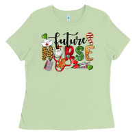 Matcha Chrismas future nurse Ladies Tee - LillyAllenDesigns