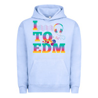 Pigment Grape Ice i listen to edm rainbow letters dj music gift Urban Hoodie - lanVoArt