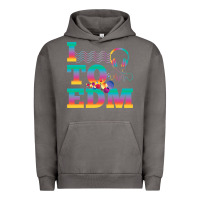 Pigment Tornado i listen to edm rainbow letters dj music gift Urban Hoodie - lanVoArt
