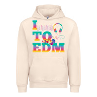 Sandshell i listen to edm rainbow letters dj music gift Urban Hoodie - lanVoArt