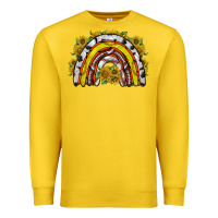 Lemon sunflower sports rainbow Premium Sweatshirt - RacoonDesign