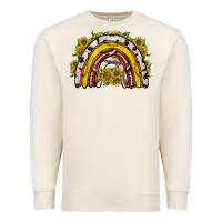 Sandshell sunflower sports rainbow Premium Sweatshirt - RacoonDesign