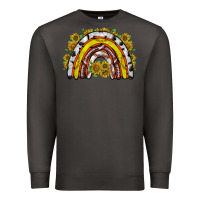 Smoke sunflower sports rainbow Premium Sweatshirt - RacoonDesign