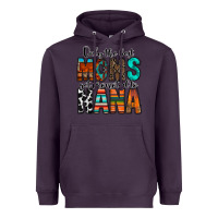 Plum only the best moms get promoted to nana Heavyweight Hoodie - RacoonDesign