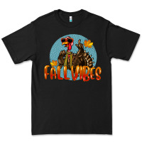 Black Fall Vibes Turkey Premium Tee - LillyAllenDesigns