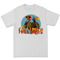 Dove Grey Fall Vibes Turkey Premium Tee - LillyAllenDesigns