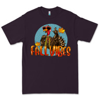 Plum Fall Vibes Turkey Premium Tee - LillyAllenDesigns