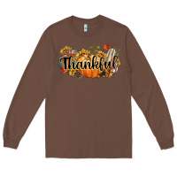 Chestnut thankful Long Sleeve Tee - CowGirlArtShop