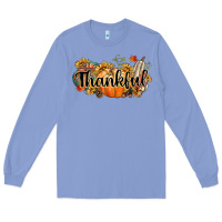 Colony Blue thankful Long Sleeve Tee - CowGirlArtShop