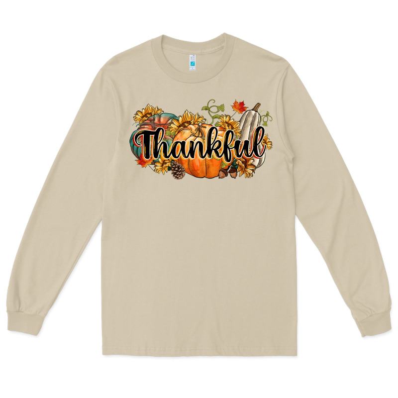 Thankful Long Sleeve Tee by CowGirlArtShop | Teevron