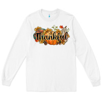White thankful Long Sleeve Tee - CowGirlArtShop