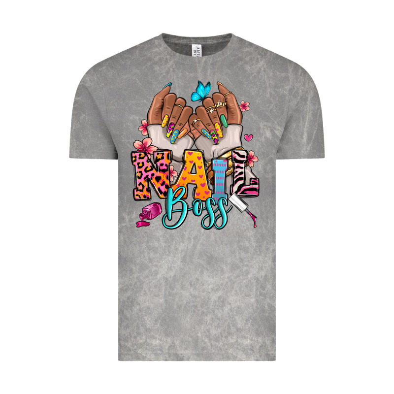 Afro Woman Nail Boss Vintage Tee by RanaPortraitStore | Teevron