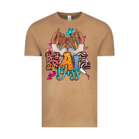 Vintage Camel Afro woman nail boss Vintage Tee - RanaPortraitStore