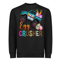Black Egg Crusher Heavyweight Sweatshirt - BundleAndBundleShop