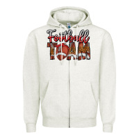Football Team Zipper Hoodie | Teevron