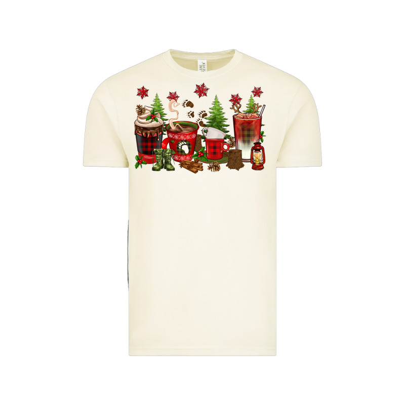 Christmas Coffee Cups Vintage Tee by texasbilliewilder | Teevron