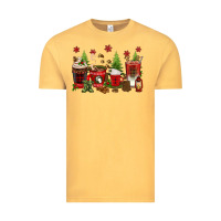Vintage Mustard Christmas coffee cups Vintage Tee - texasbilliewilder