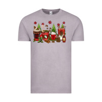Vintage Zinc Christmas coffee cups Vintage Tee - texasbilliewilder