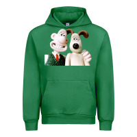 Emerald the man with his dog taking selfie w.a.l.l.a.c.e Urban Hoodie - lanVoArt