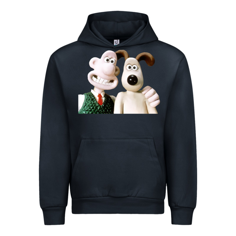 The Man With His Dog Taking Selfie W.a.l.l.a.c.e Urban Hoodie by lanVoArt | Teevron