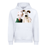 White the man with his dog taking selfie w.a.l.l.a.c.e Urban Hoodie - lanVoArt