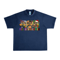 Navy hallothanksmas Urban Heavy Tee - texasbilliewilder