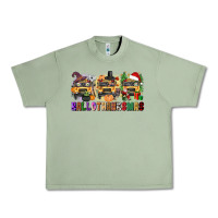 Oil Green hallothanksmas Urban Heavy Tee - texasbilliewilder