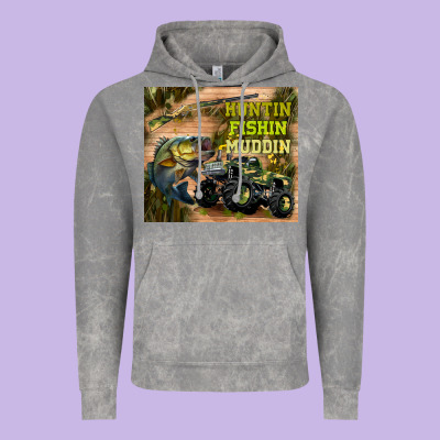 Huntin Fishin Muddin Vintage Hoodie Designed By Tumblerdesignbyshophia